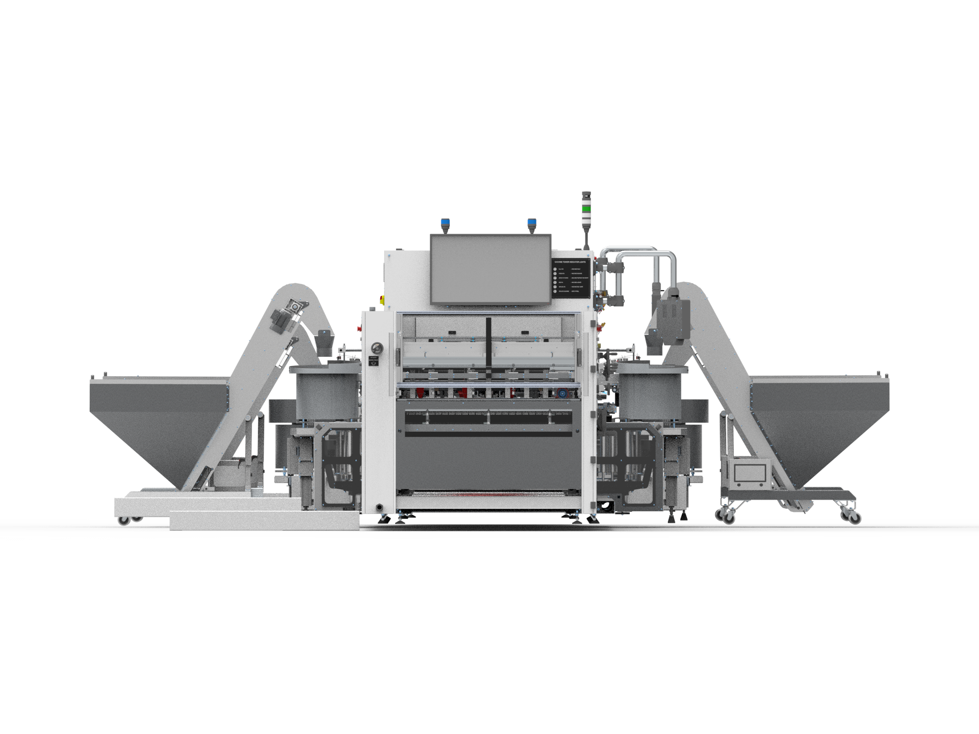 Front View of Machine